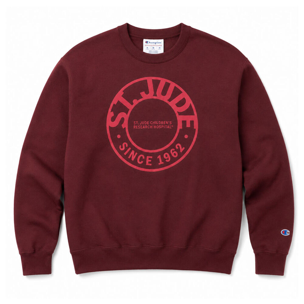 St. Jude Since 1962 Champion Sweatshirt - Maroon
