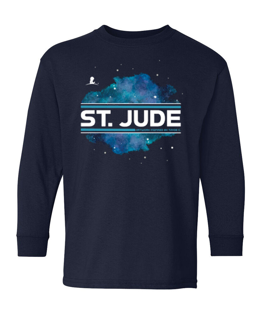 Youth Patient Art Inspired Galaxy Long Sleeve T-Shirt