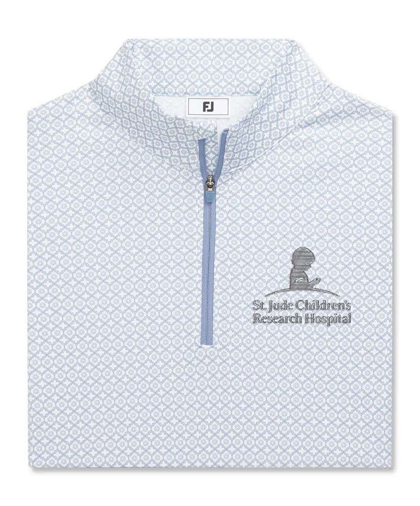 St. Jude FootJoy Ladies Quarter Zip - Blue Stone