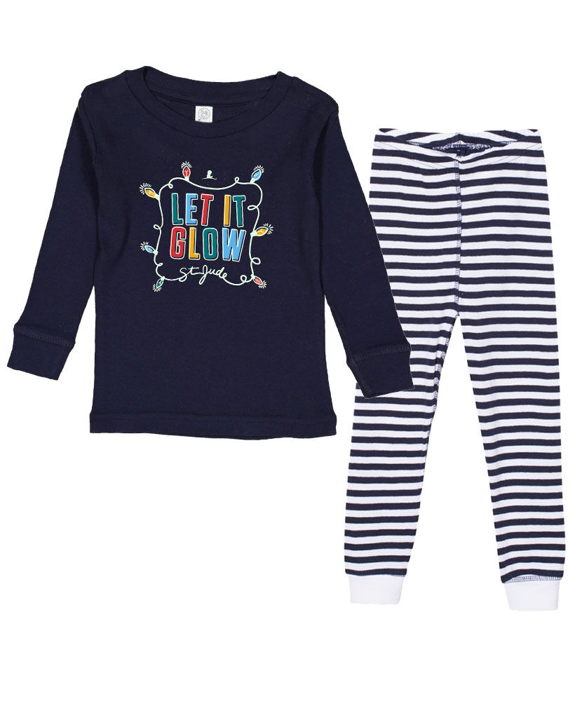 Unisex Let It Glow Holiday Pajamas - Toddler