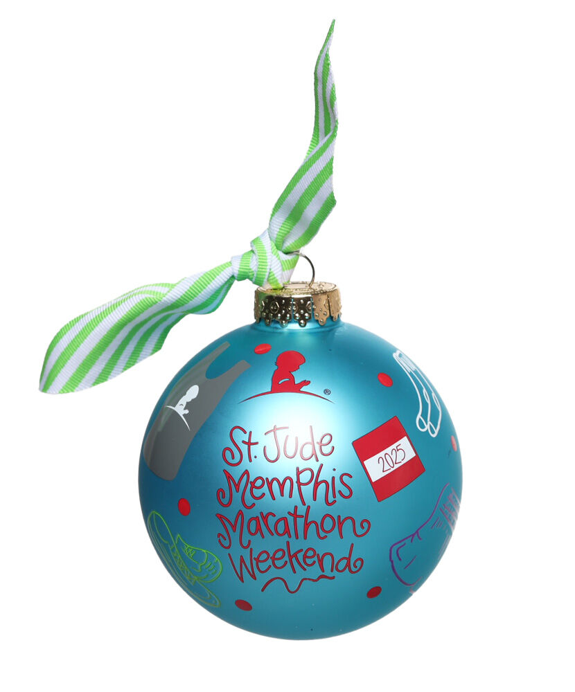 2025 St. Jude Memphis Marathon Coton Colors Ornament