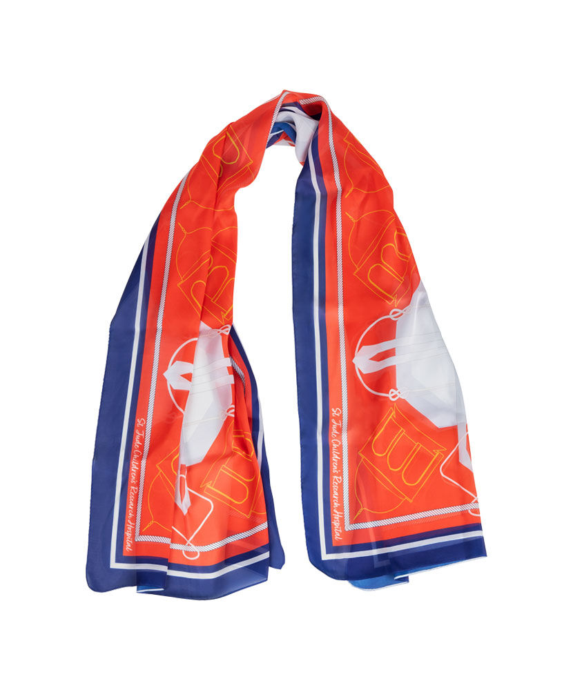 Danny Thomas Pavilion Satin Scarf
