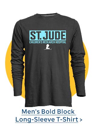 Men's Bold Block Long-Sleeve T-Shirt