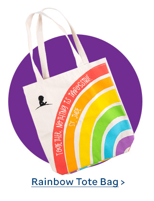 Together Rainbow Canvas Tote
