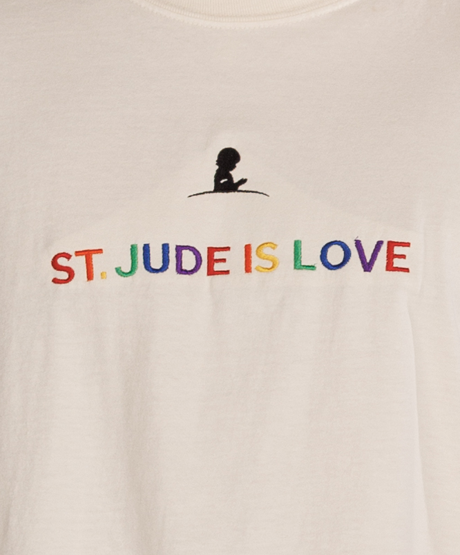 Primary image St. Jude is Love Embroidered T-Shirt