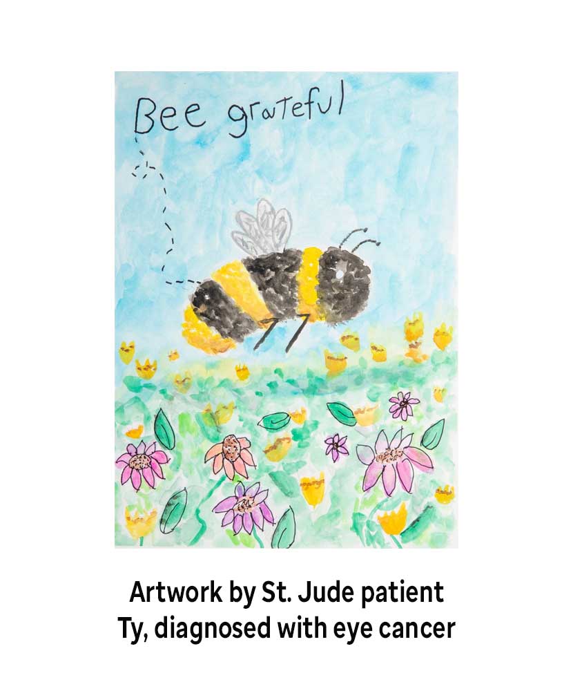 Primary image St. Jude Bee Hopeful T-Shirt - Inspired by St. Jude Ty