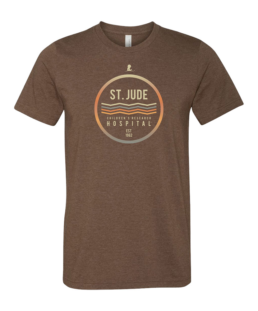 Unisex St. Jude Circle Wavy Bar T-Shirt