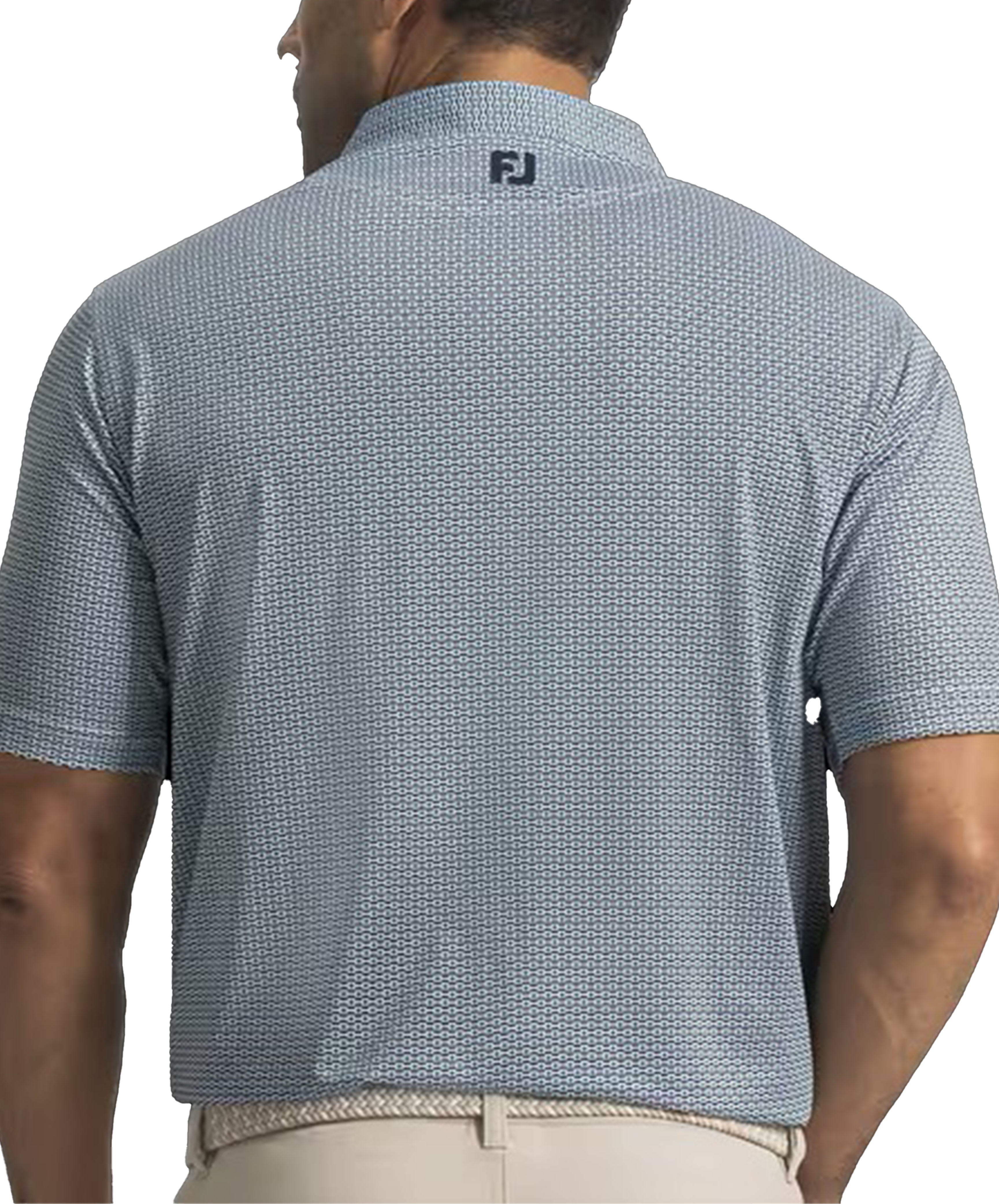 Primary image St. Jude Nautical Flag Lisle Polo &mdash; Navy