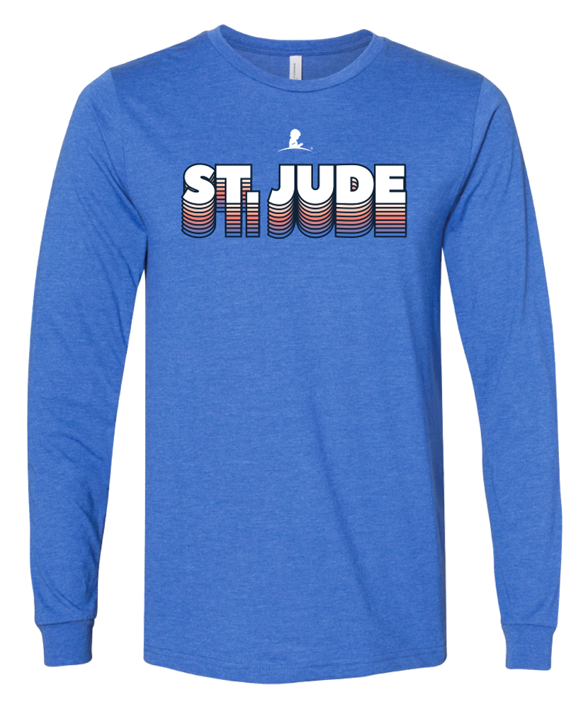St. Jude 3D Repeat Long-Sleeve T-Shirt