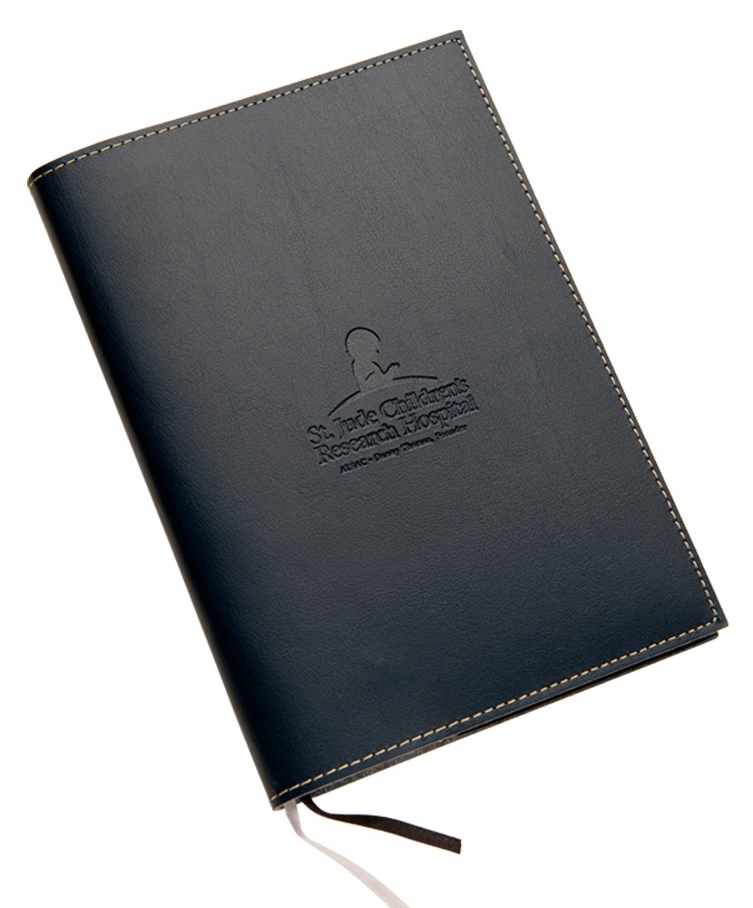 Leather Mini Journal- Navy