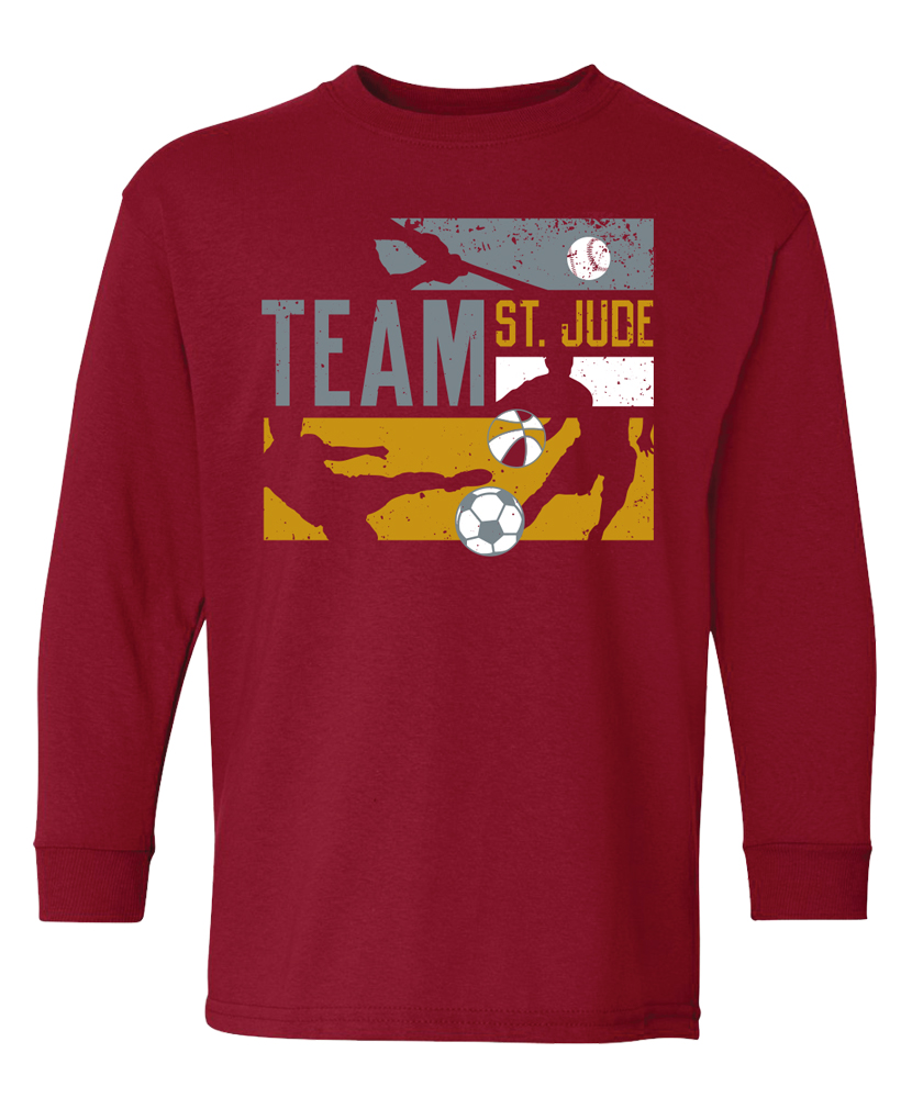 st jude golf shirt