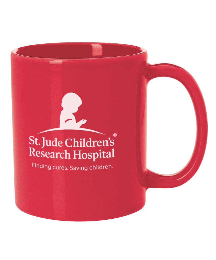 Primary image St. Jude Logo Ceramic Coffee Mug &ndash; 11 oz Red