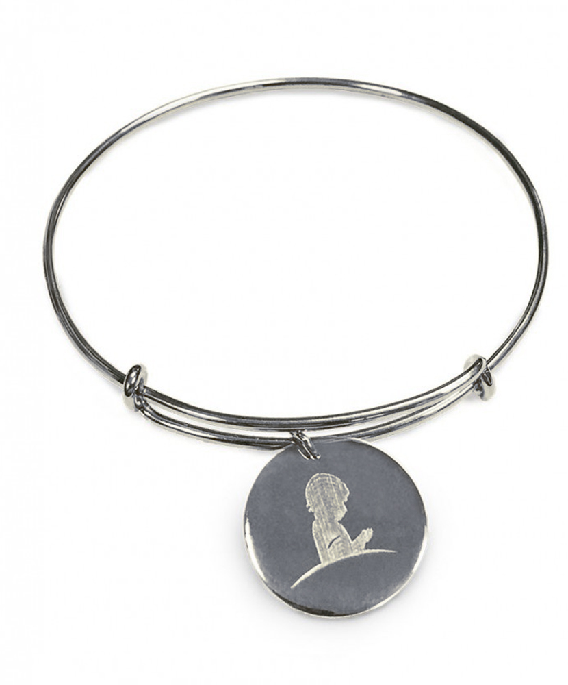 Silver Bangle Bracelet St Jude Gift Shop St. Jude Gift Shop