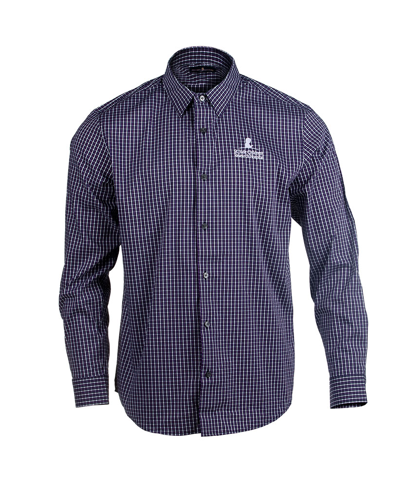 Brooks Brothers Navy Multi Check Button-Down Shirt