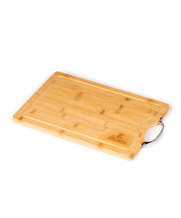 Organic Bamboo Cutting Board with Handle