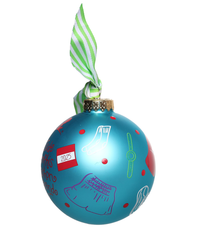 Primary image 2025 St. Jude Memphis Marathon Coton Colors Ornament