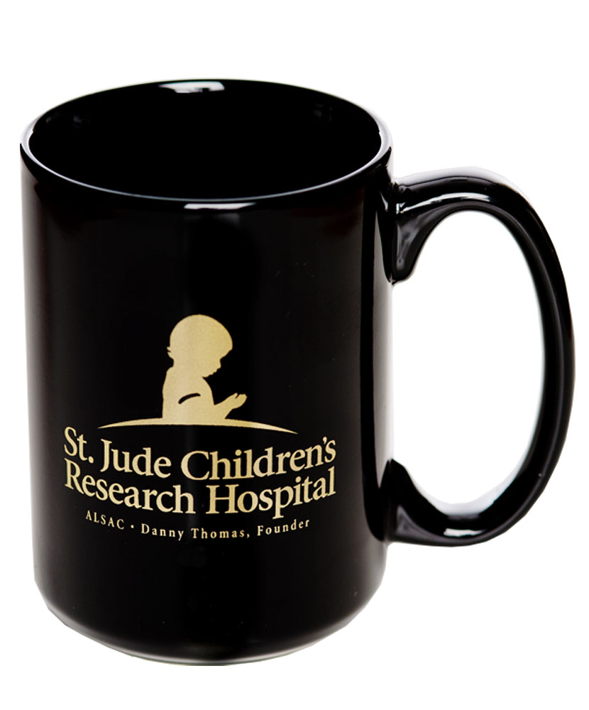 St. Jude Ceramic Coffee Mug - Black