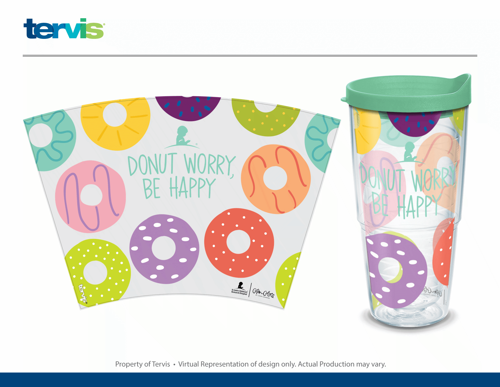 Colorful Donuts Tervis Tumbler by Coton Colors
