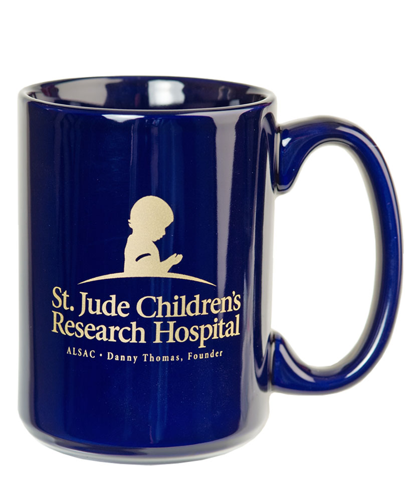 St. Jude Ceramic Coffee Mug - Navy