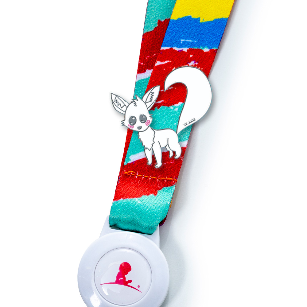 Primary image Patient Art Arctic Fox Enamel Pin &ndash; Hazel