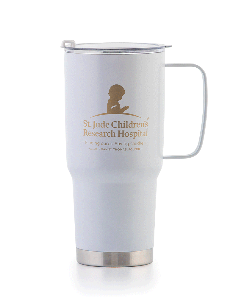 Double Wall Stainless Steel Tumbler with Handle