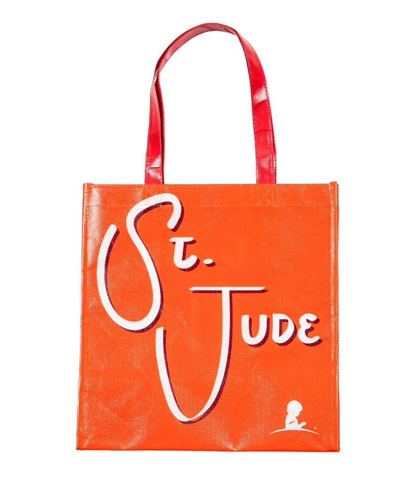 Simple St. Jude Font Reusable Tote Bag