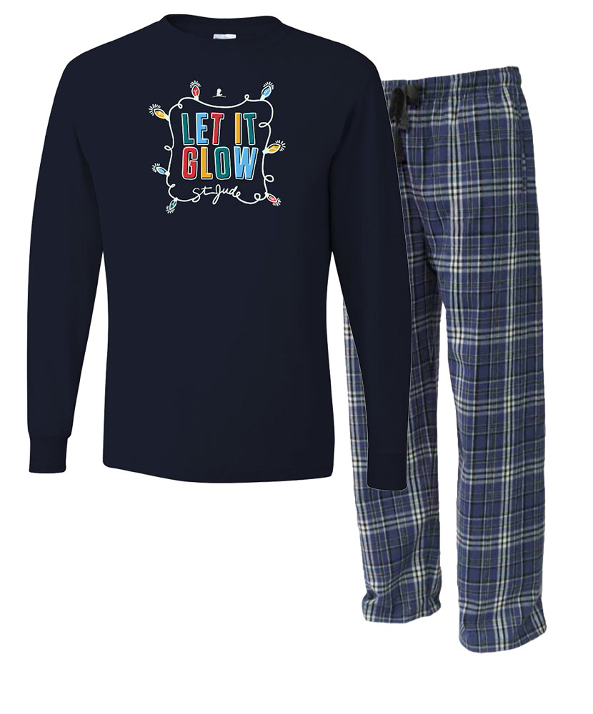 Unisex Let It Glow Holiday Pajamas - Adult