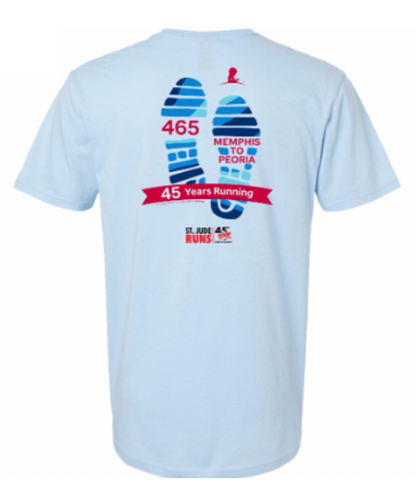 Primary image St. Jude Runs Memphis to Peoria 45th Anniversary Youth T-Shirt