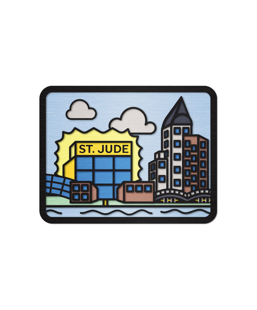 Patient Art St. Jude Campus Enamel Pin - Colton