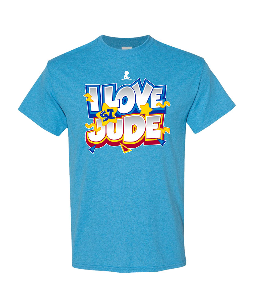 Youth I Love St. Jude Cartoon Font Design