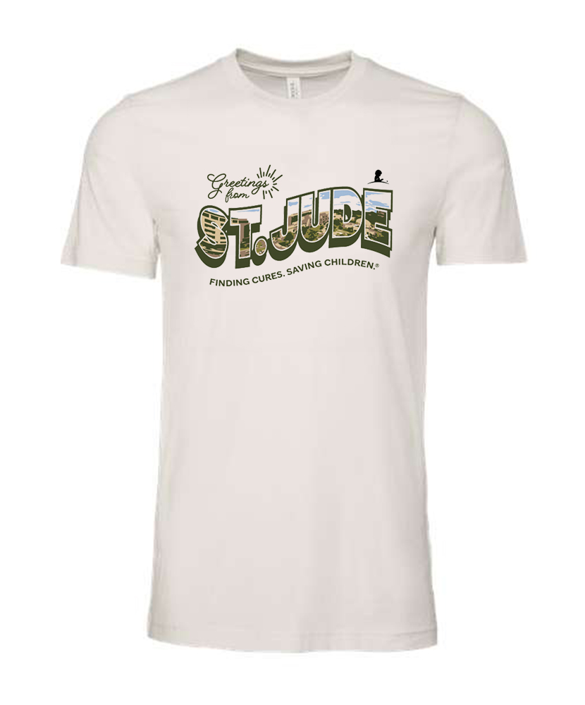 St. Jude Vintage Postcard T-Shirt - St. Jude Gift Shop, image size:830x1000
