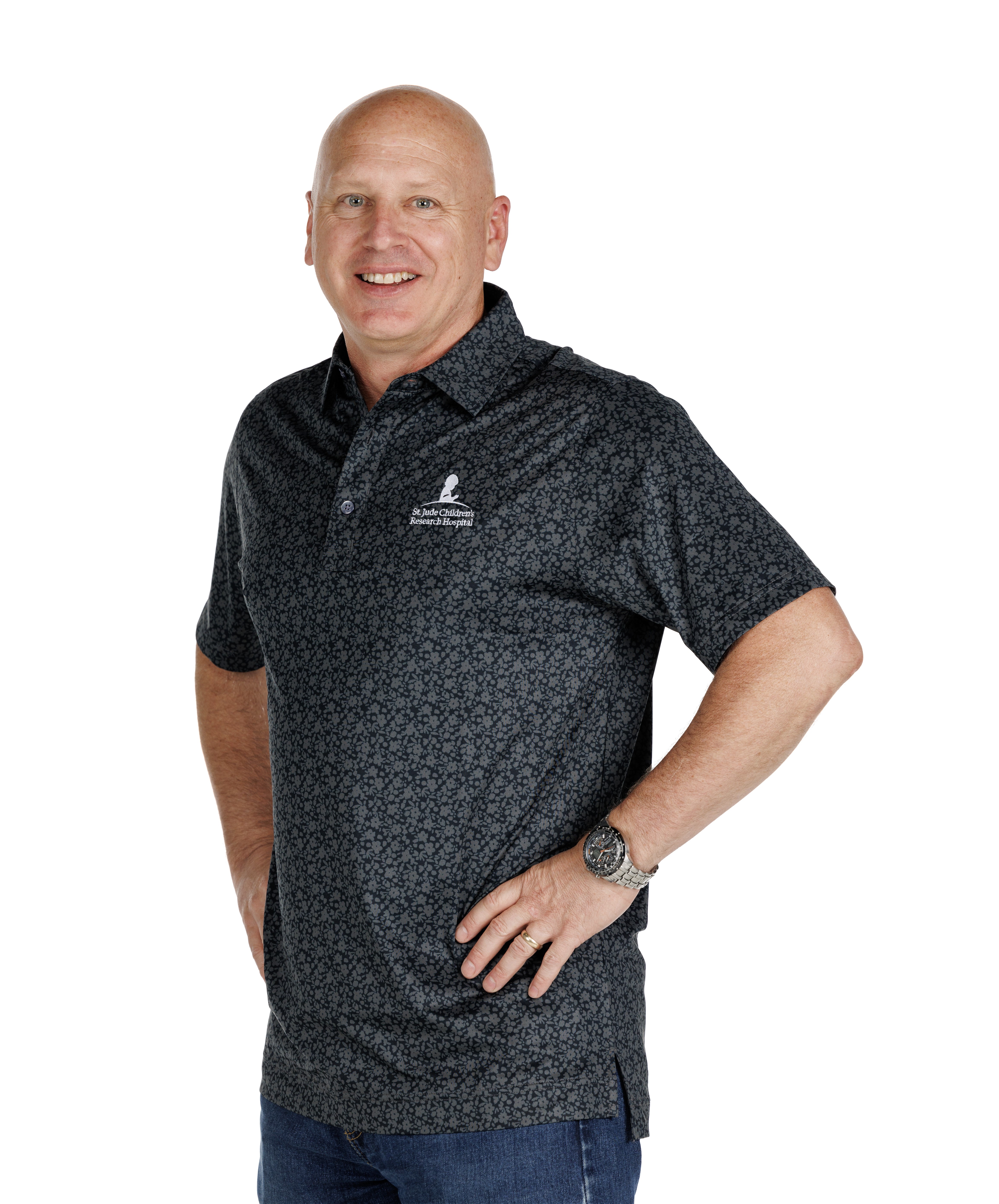 Men's FootJoy Stretch Lisle Painted Floral Polo Shirt