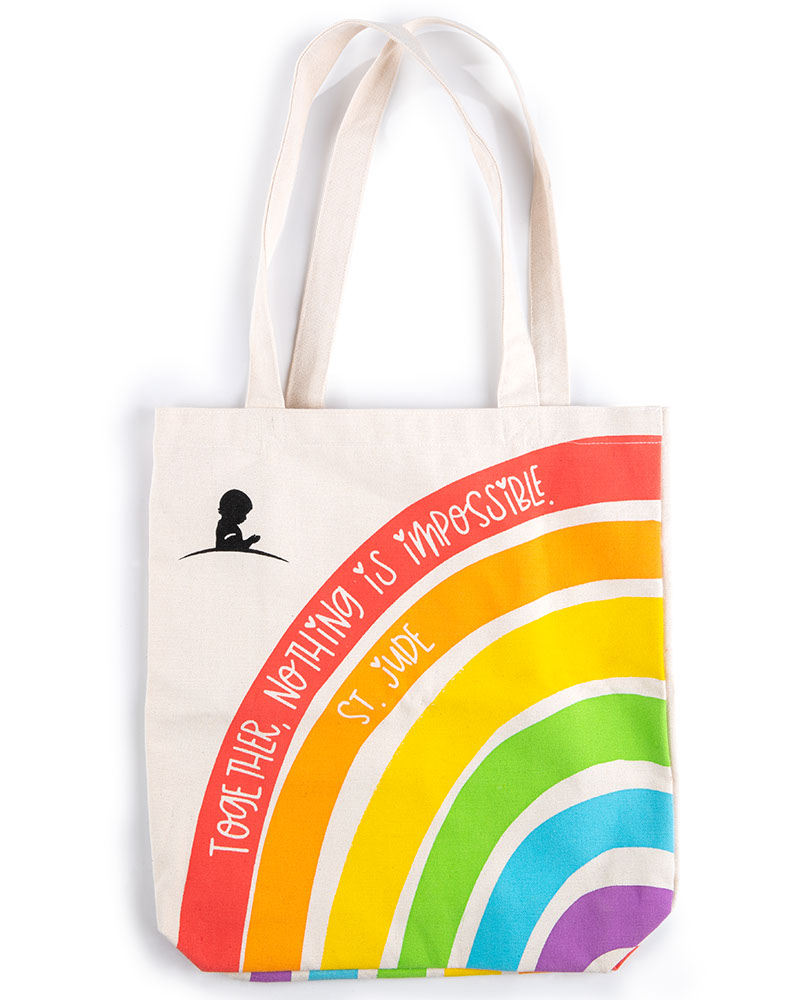 Together Rainbow Canvas Tote