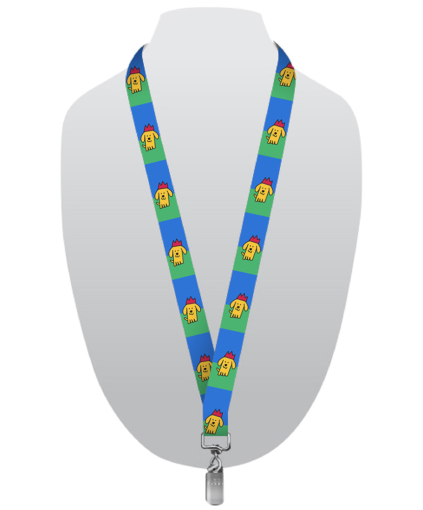 Primary image Patient Art (Taffy) Dog Lanyard  - Luna