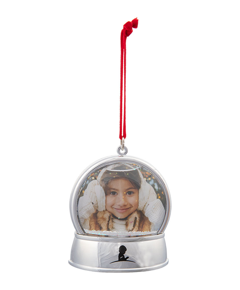 Snow Globe Picture Frame Ornament