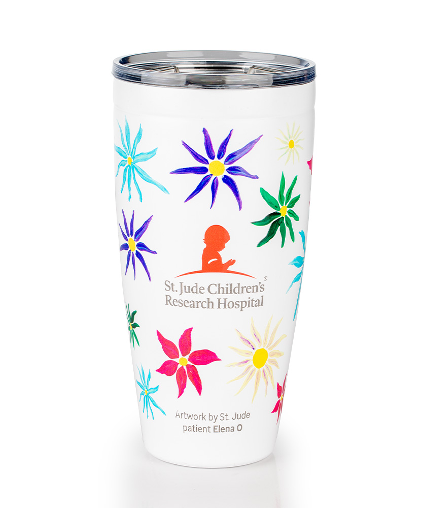 Patient Art Stainless Steel Tumbler - Floral