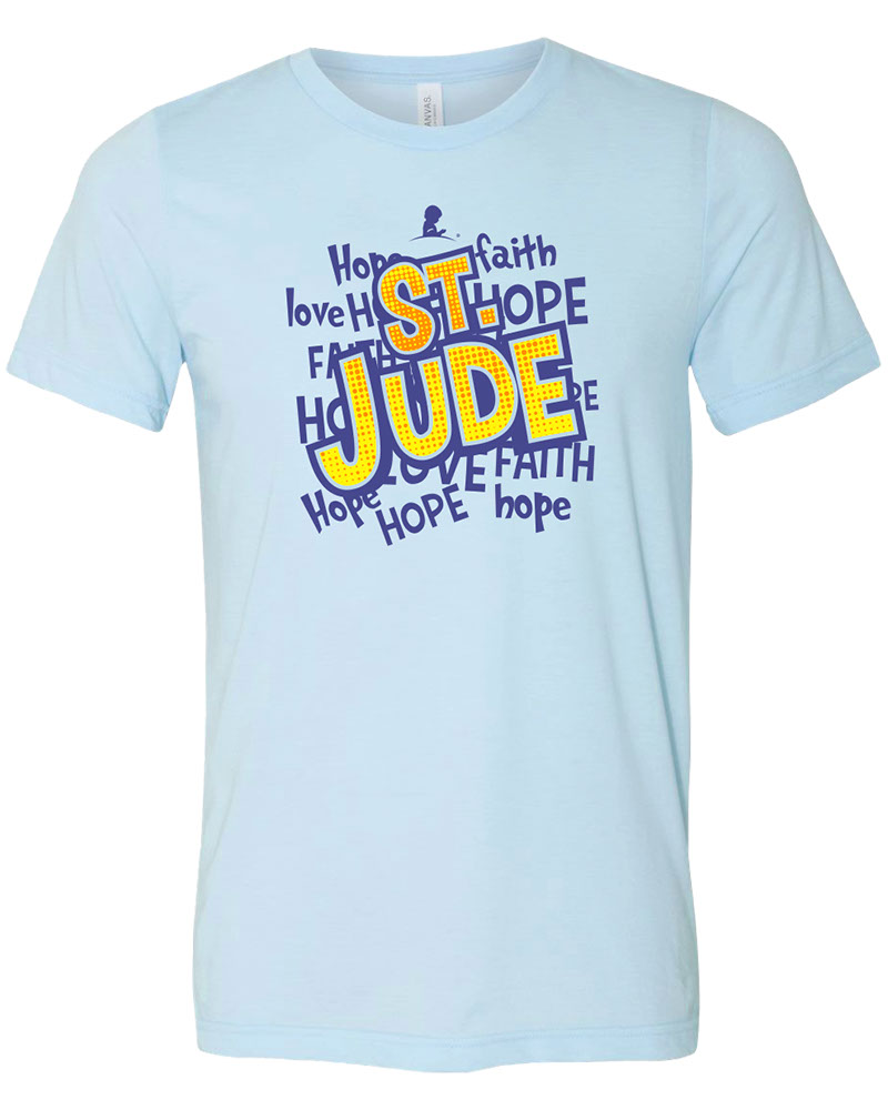 St. Jude Repeat Graffiti Design T-Shirt