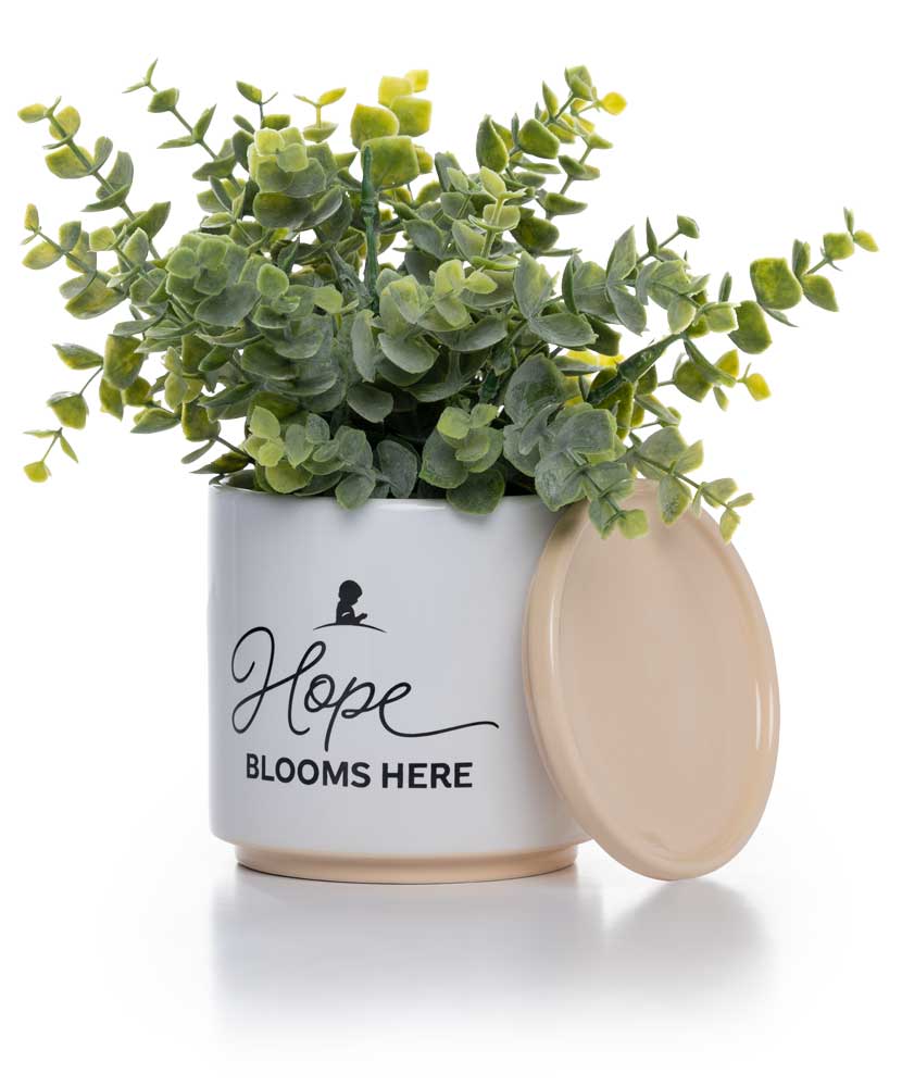 Primary image Hope Blooms Here Planter 22oz