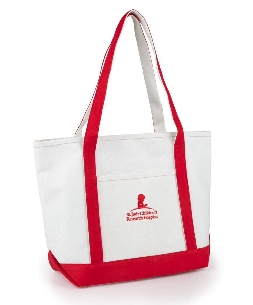 Canvas St. Jude Red Tote - St. Jude Gift Shop