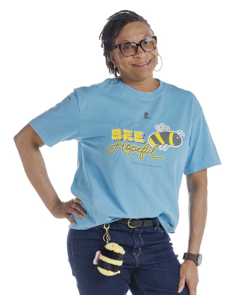 Primary image St. Jude Bee Hopeful T-Shirt - Inspired by St. Jude Ty
