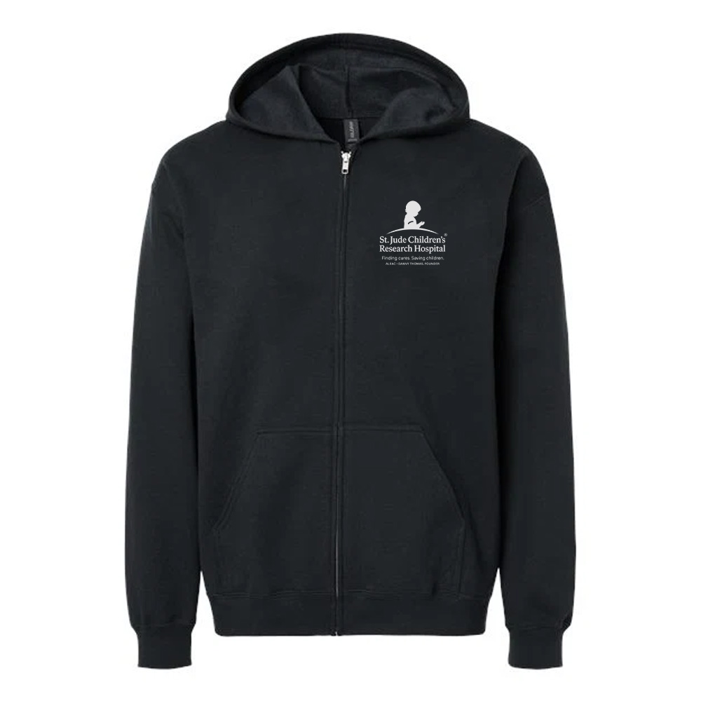 Primary image St. Jude Checkered Full-Zip Youth Hoodie