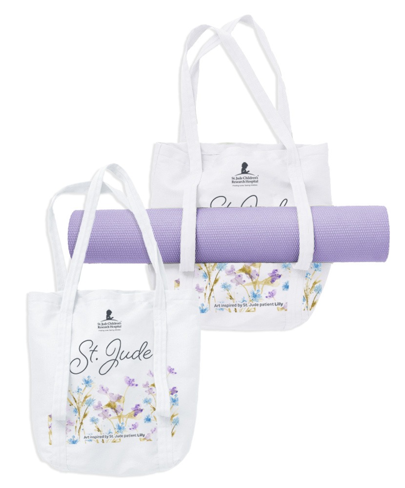 Primary image Watercolor Bouquet Yoga Tote﻿ - Inspired by Patient Art