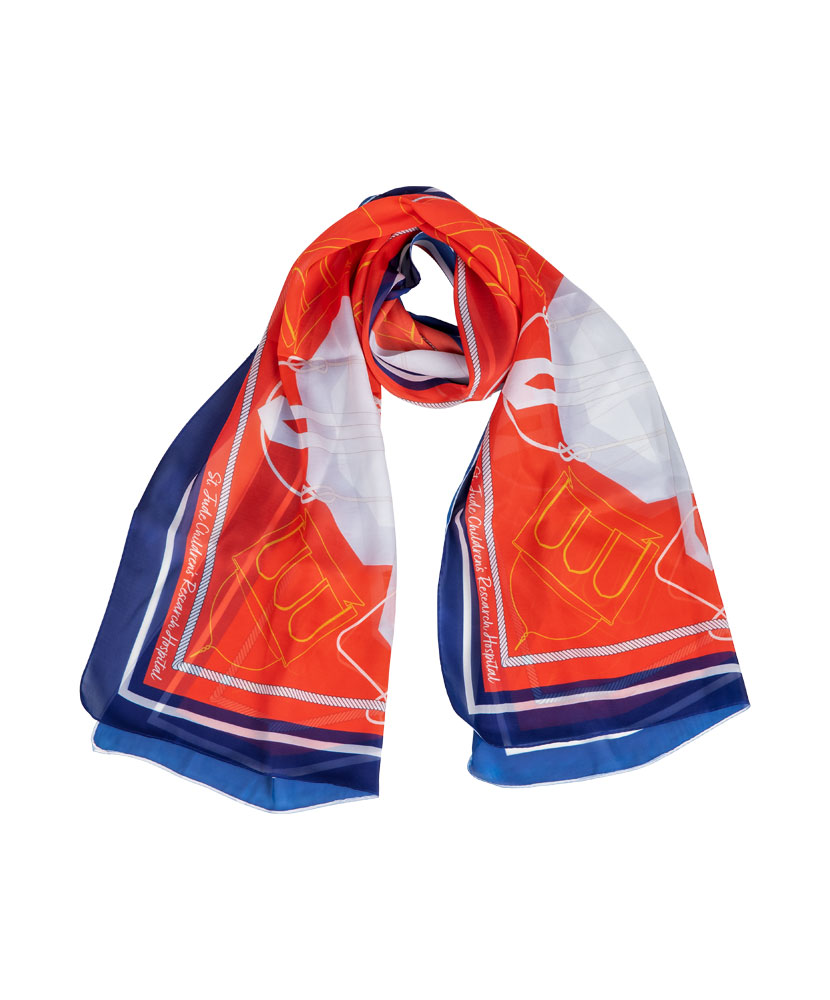 Écharpe Diamond Supply Co Red/Blue OG - Édition Limitée - Neuve Sans étiquette - Free Shipping