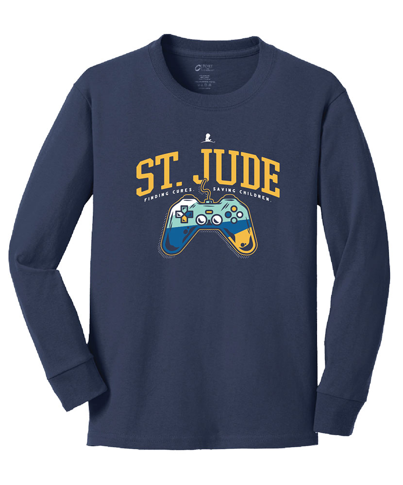 Youth Unisex Game Controller Long Sleeve T-Shirt