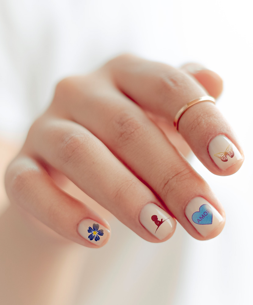 Patient Art Inspired Nail Decals
