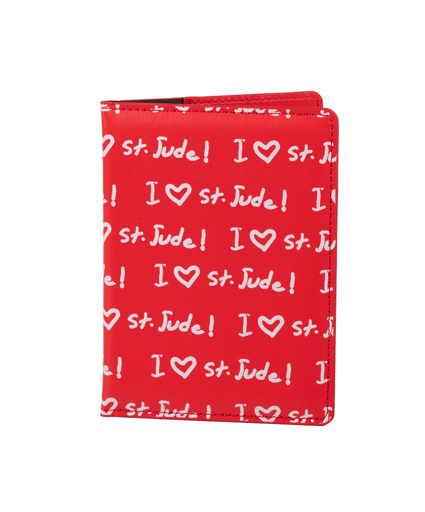 I Love St. Jude Passport Holder - Patient Art Nicholas