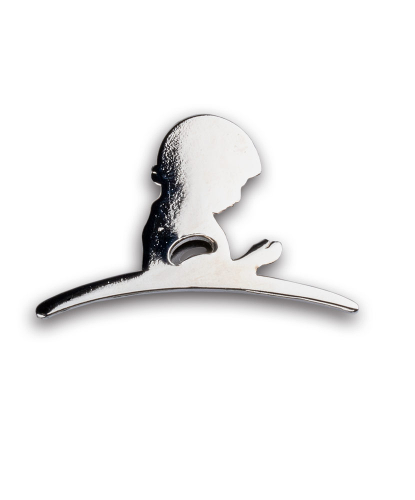 St. Jude Polished Silver Lapel Pin St. Jude Gift Shop