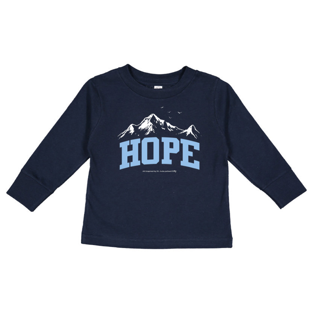 Primary image Mountains of Hope Toddler Shirt | Inspired by Patient Art