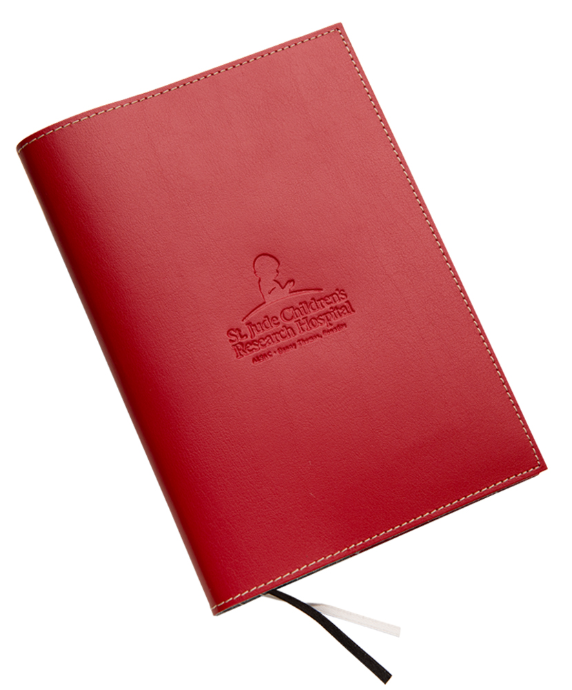 Leather Mini Journal- Red