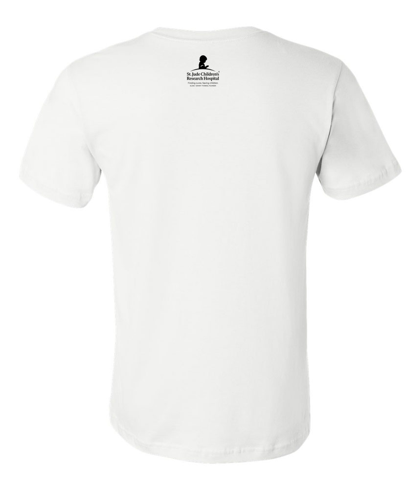 St. Jude Overlay White T-Shirt - St. Jude Gift Shop